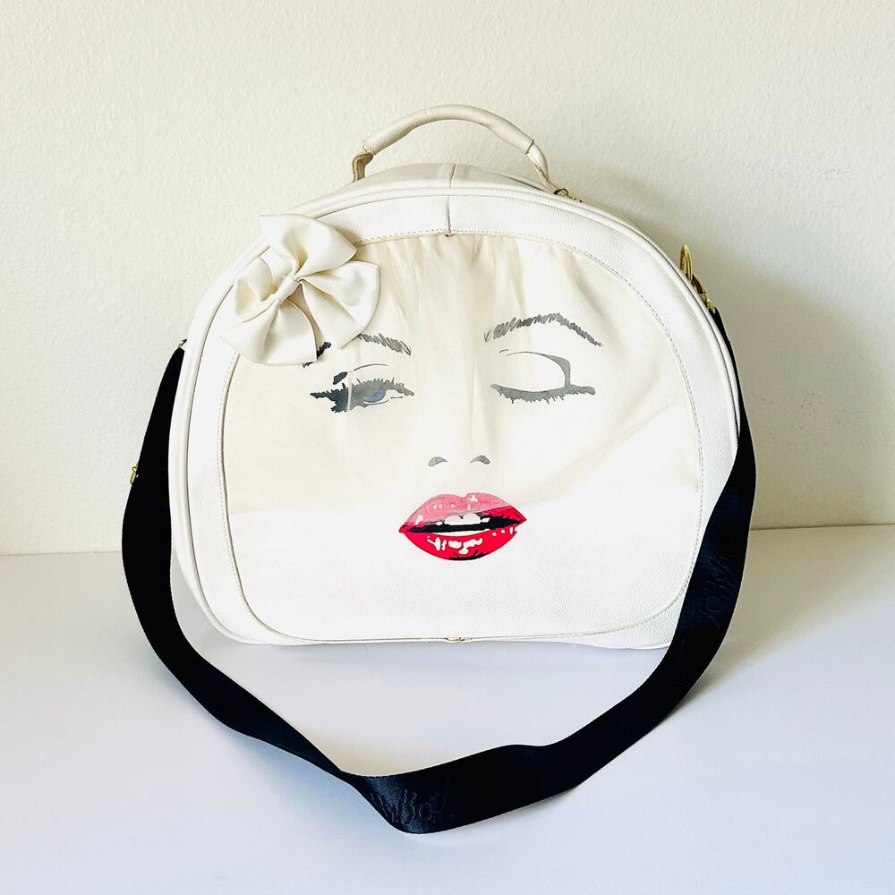 Betsey Johnson Marilyn Monroe You May Now Kiss the Bride Weekender Travel Bag